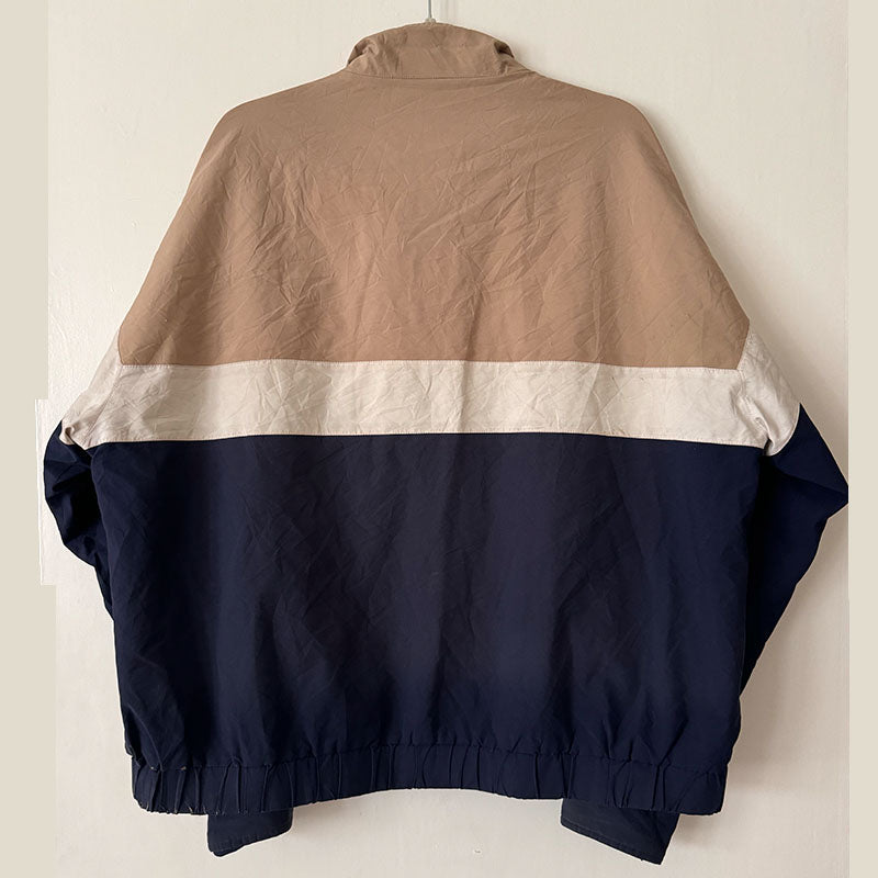 Biege/Navy Vintage Jacket - XL