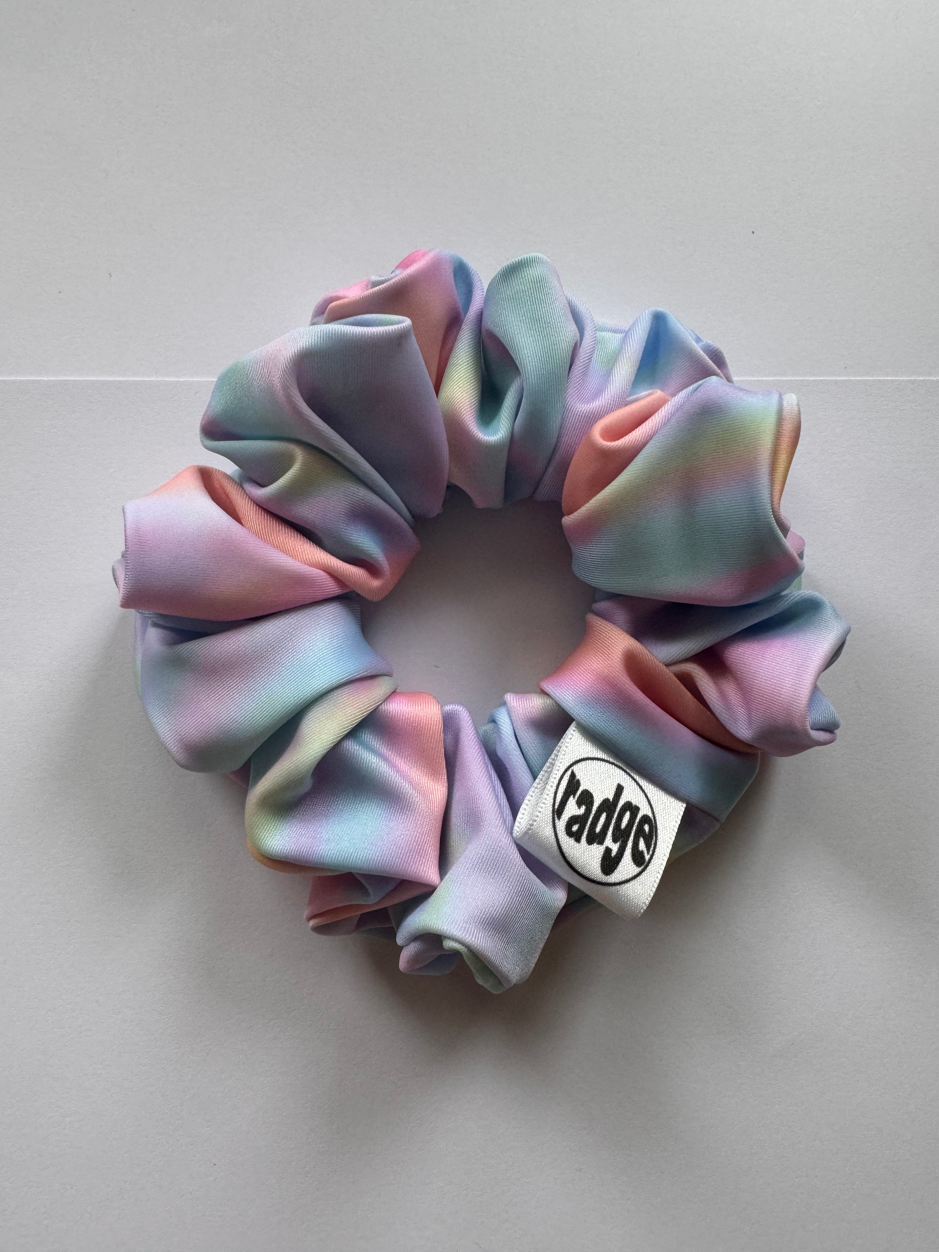 Pastel Multicoloured Scrunchie