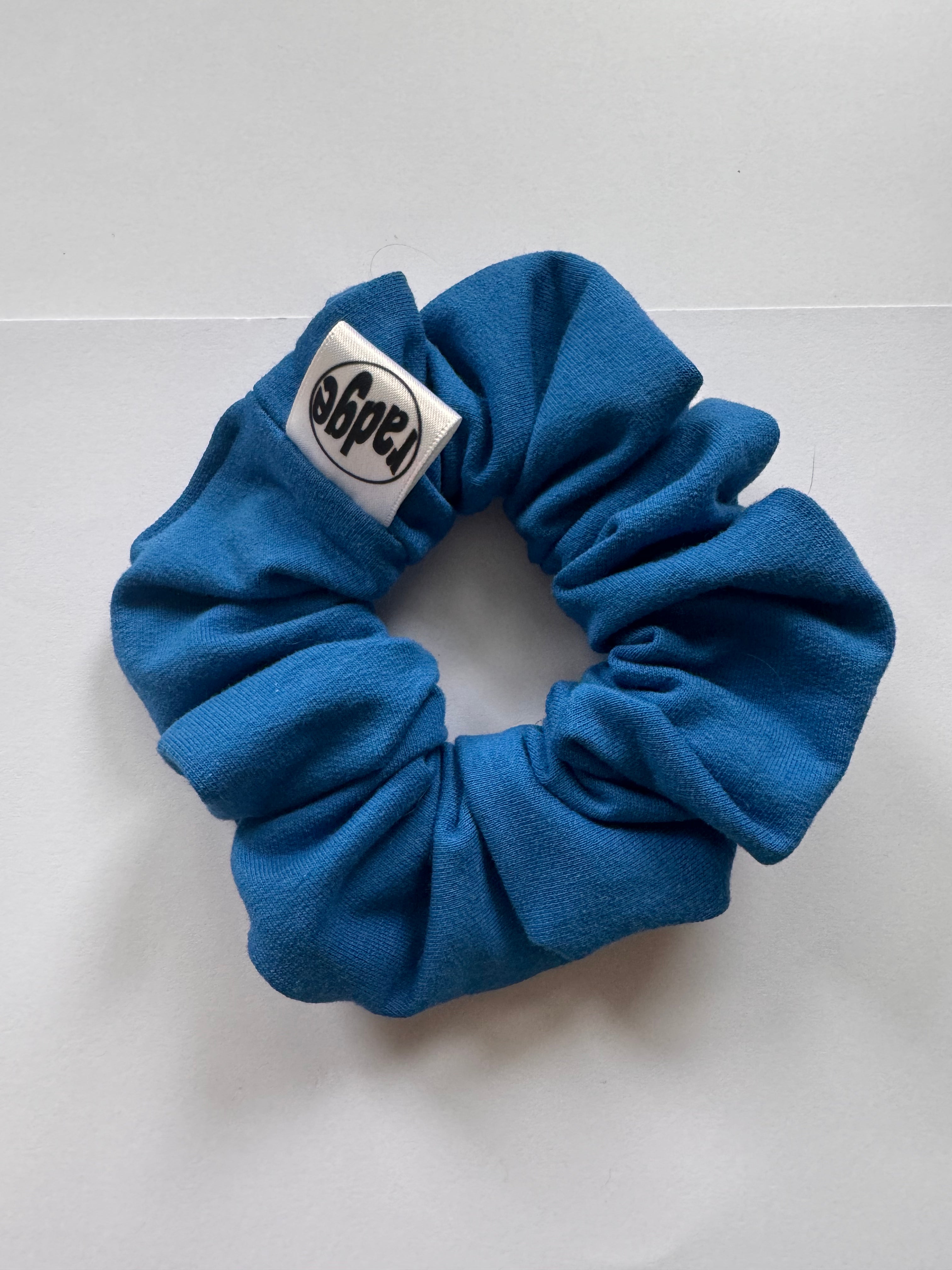 Royal Blue Cotton Scrunchie