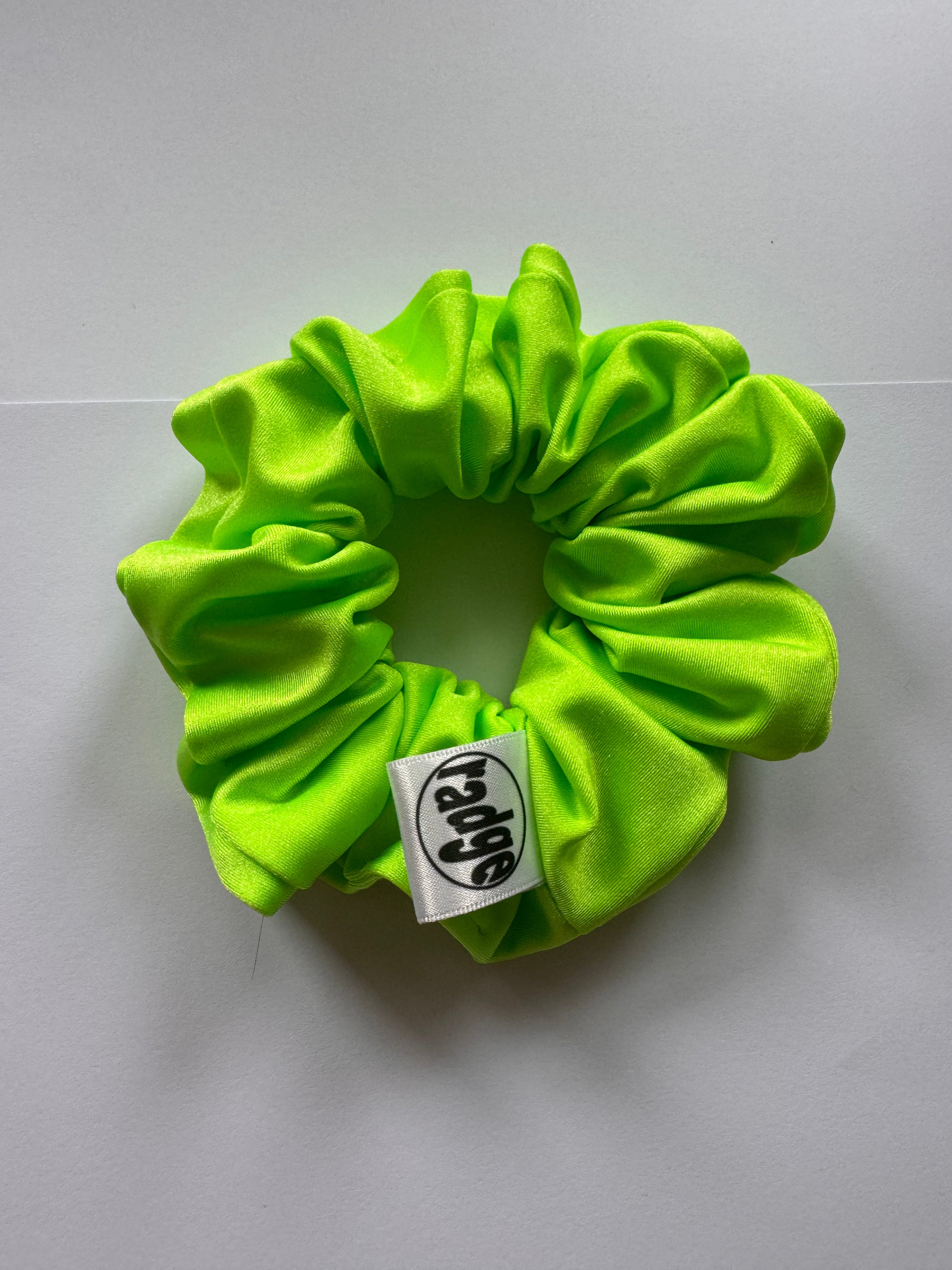 Green Neon Scrunchie