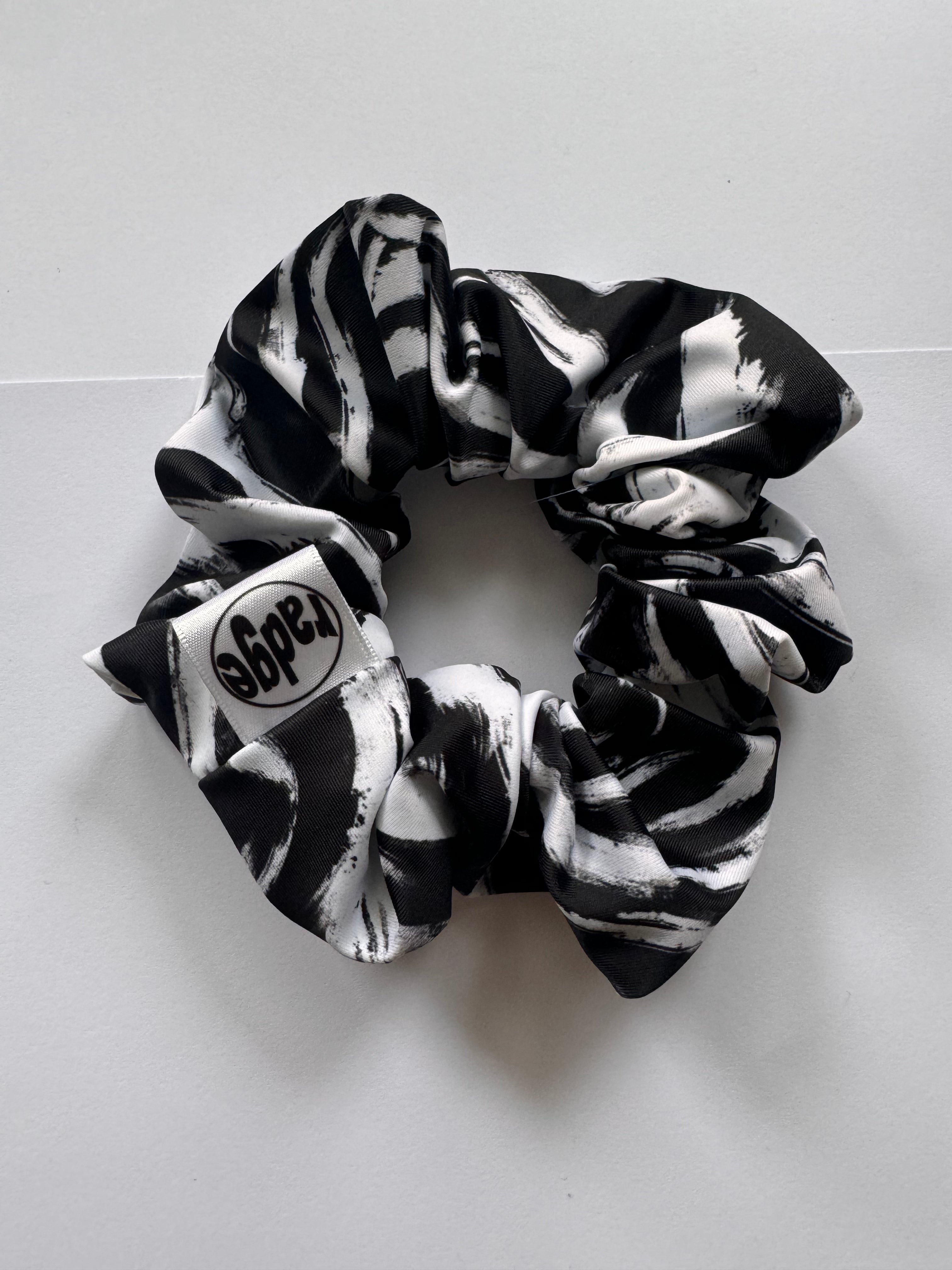Zebra Print Scrunchie