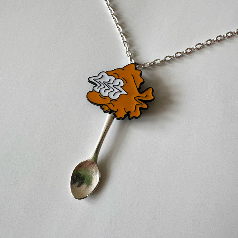 'Blinky Blimpson' Spoon Necklace