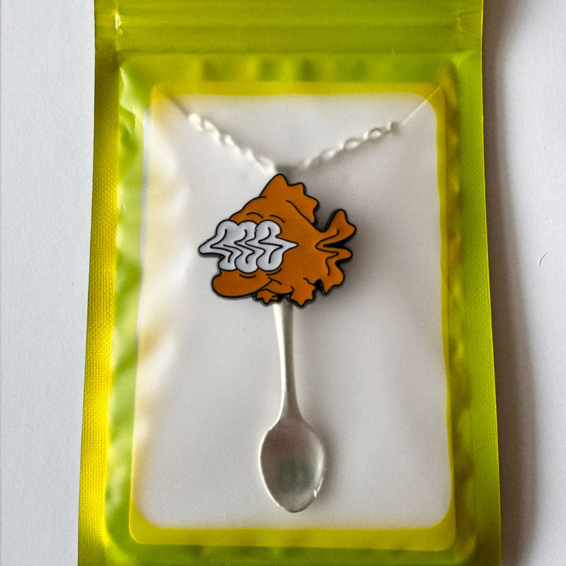 'Blinky Blimpson' Spoon Necklace