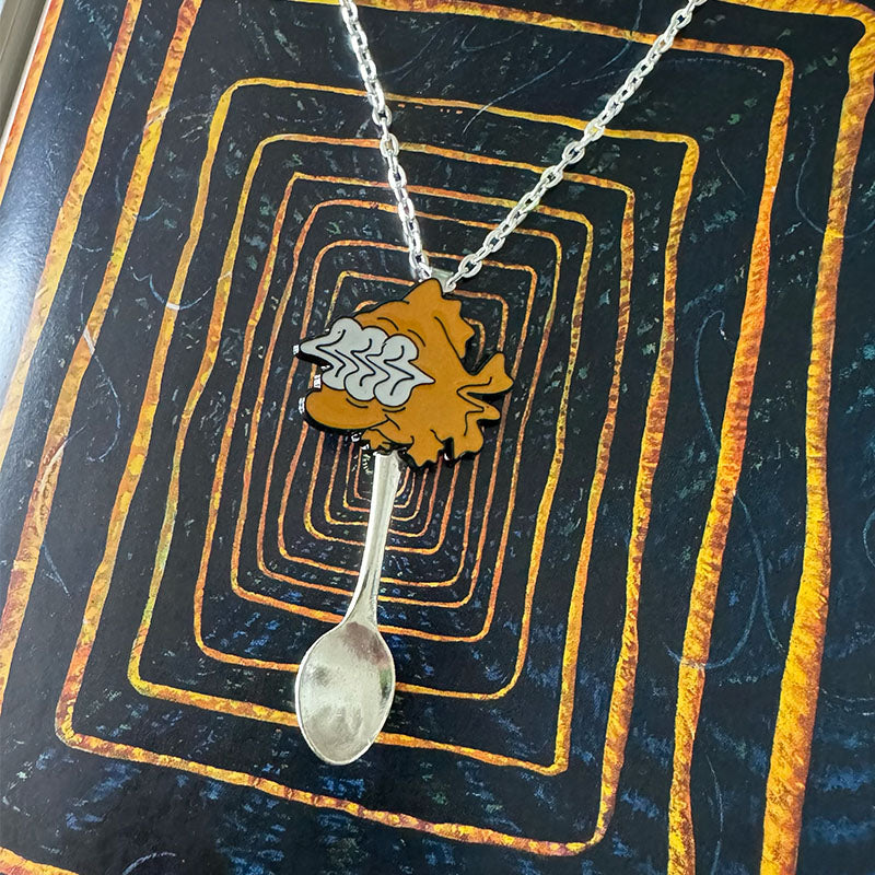 'Blinky Blimpson' Spoon Necklace