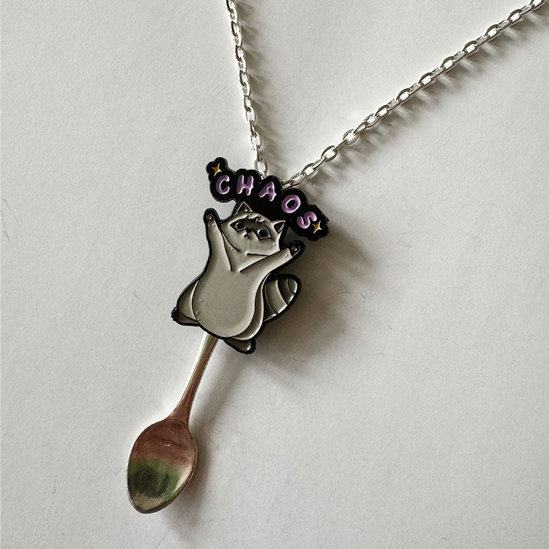 'Chaos' Spoon Necklace