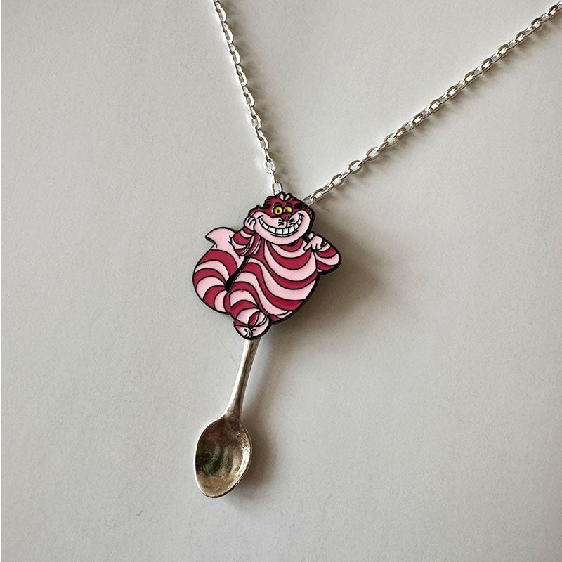 'Cheshire Cat' Spoon Necklace