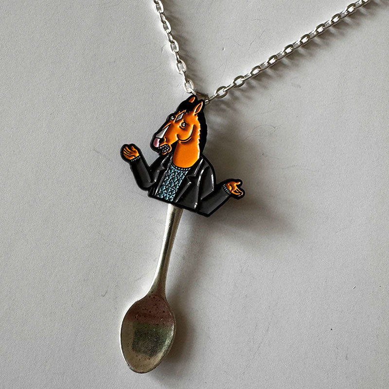 'Horseman' Spoon Necklace
