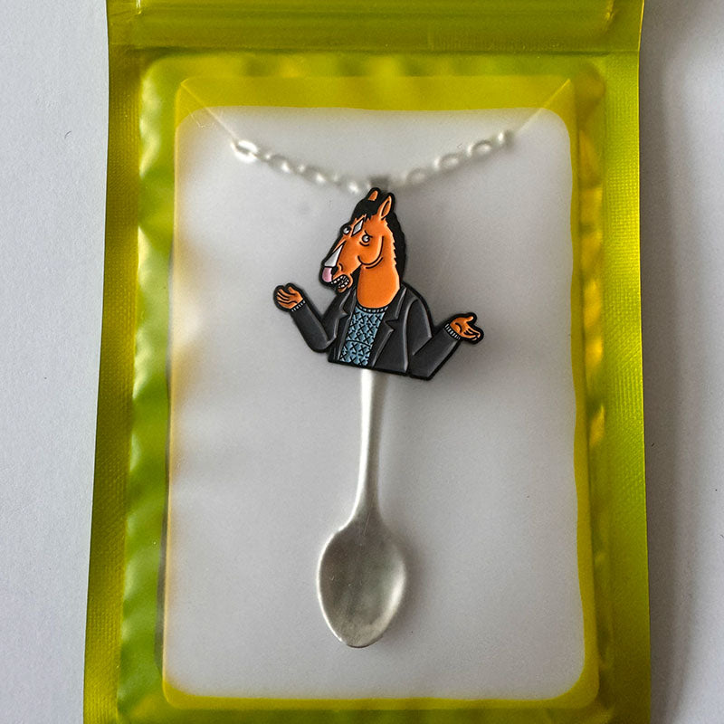 'Horseman' Spoon Necklace