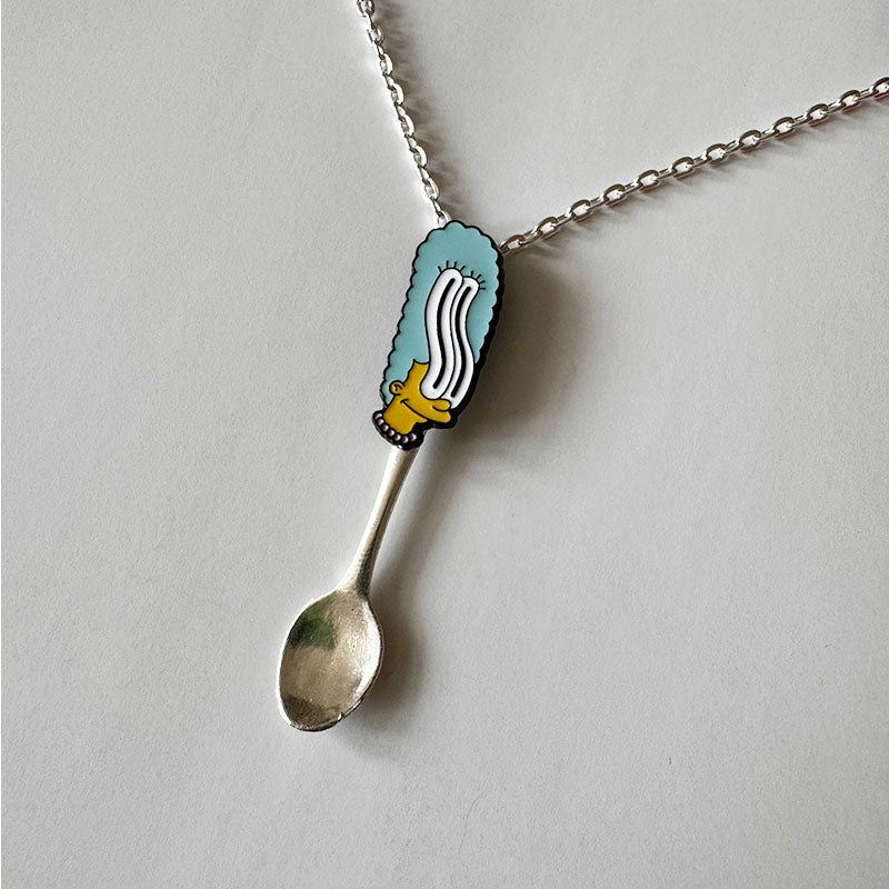 'Marge Blimpson' Spoon Necklace